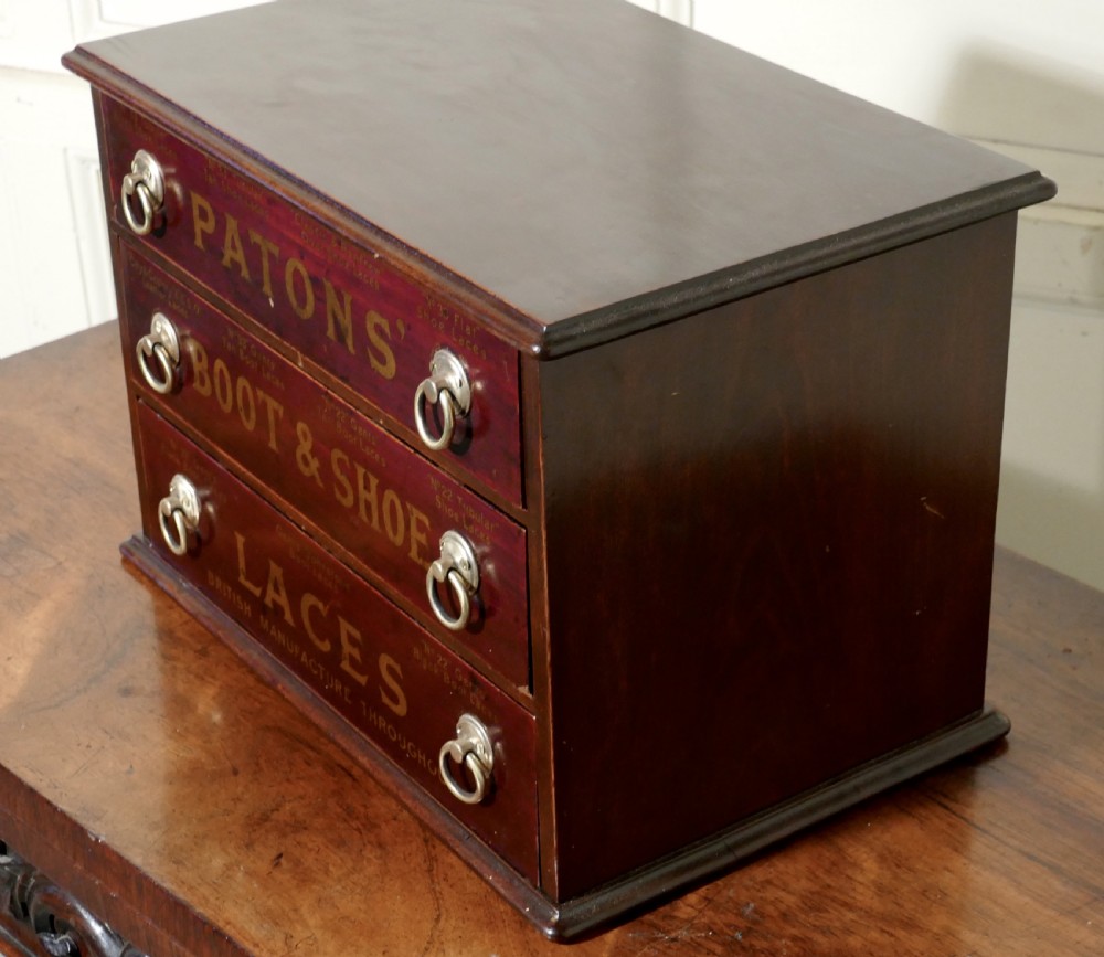 Paton’s Boot and Shoe Lace Cabinet, Johnstone Mills Scotland View VI