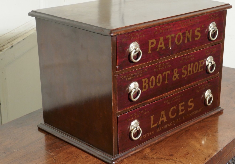 Paton’s Boot and Shoe Lace Cabinet, Johnstone Mills Scotland View VII