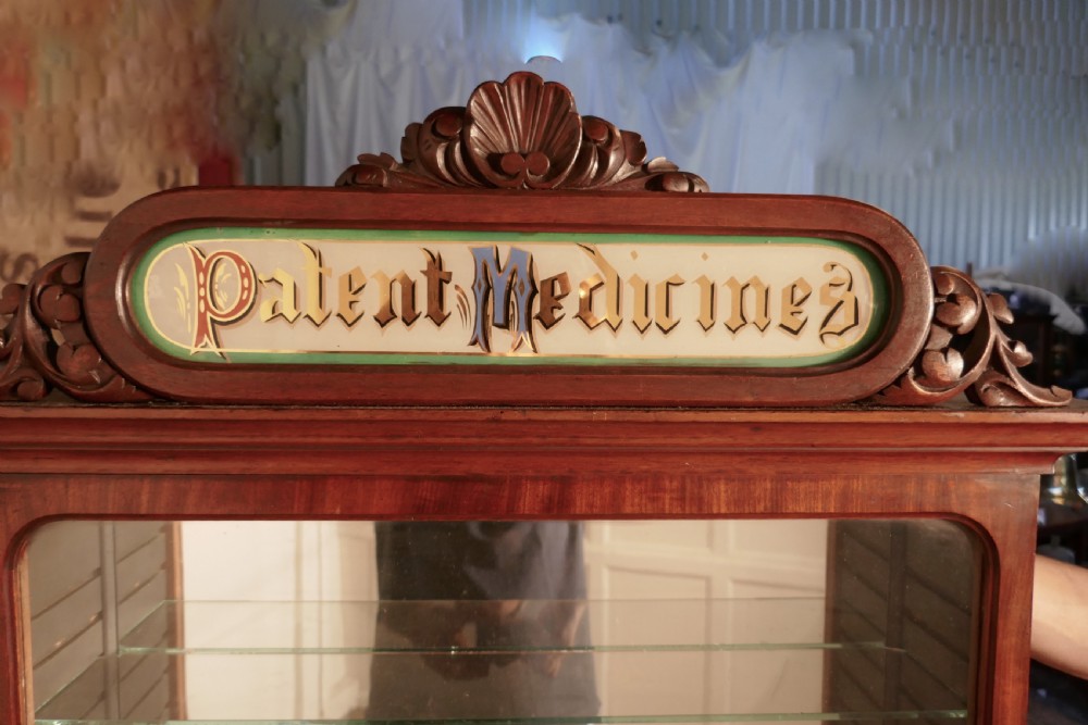 Victorian Mahogany Chemist Pharmacy Cabinet View VIII