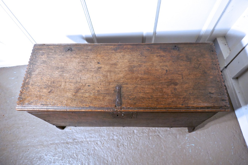 A Georgian 5 Plank Oak Coffer View IV