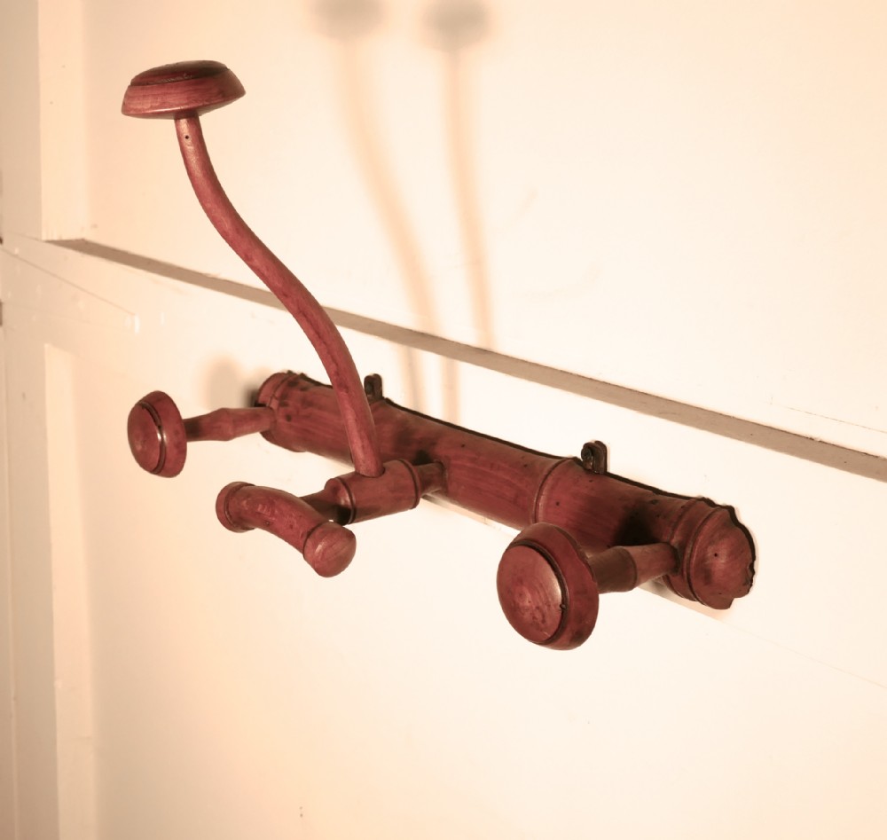 French Simulated Bamboo Hat and Coat Stand