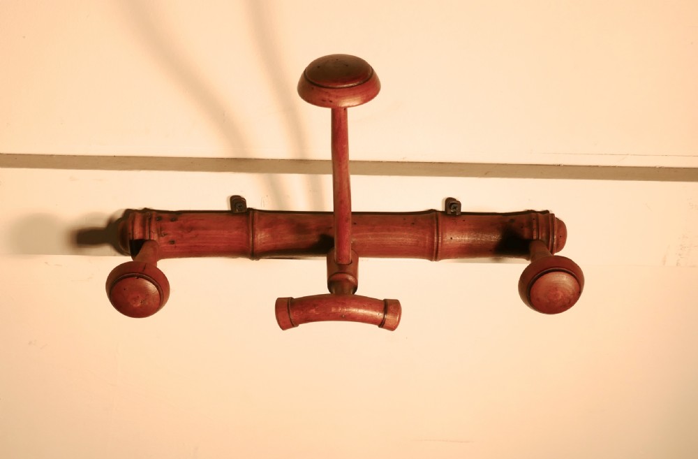 French Simulated Bamboo Hat and Coat Stand View II