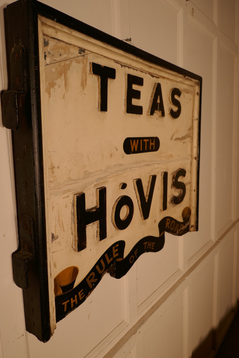 3 Dimensional Double Sided Wooden Hovis Tea Shop Sign  View VI