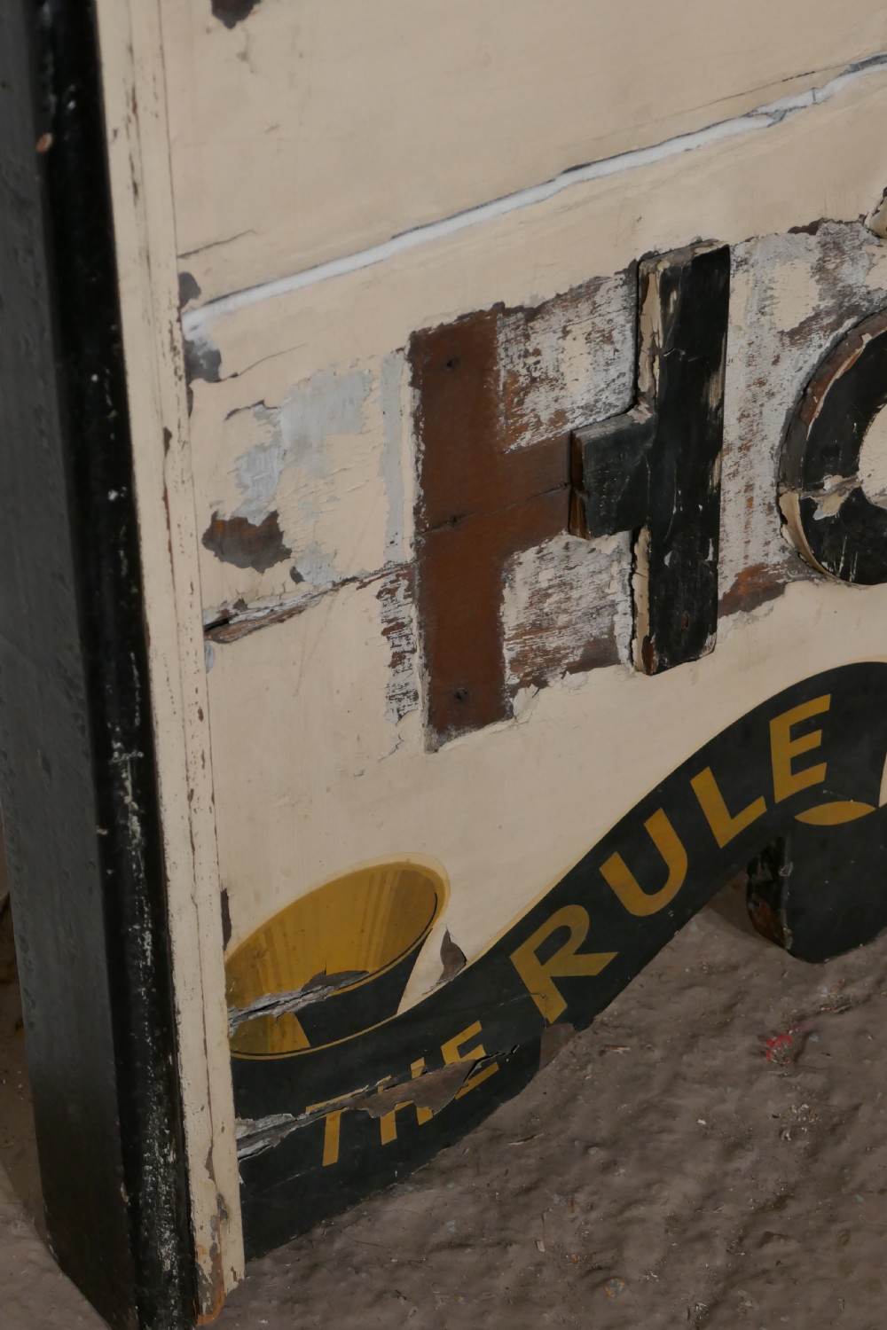3 Dimensional Double Sided Wooden Hovis Tea Shop Sign  View VIII