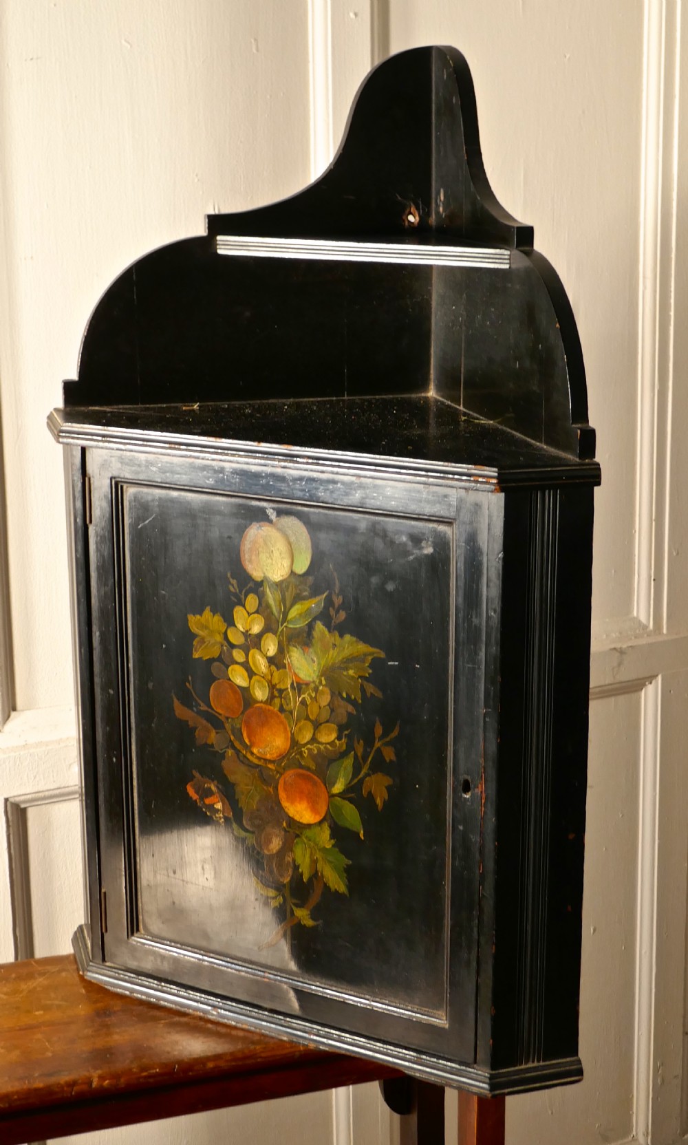Victorian Painted Ebonised Corner Cabinet  View VIII