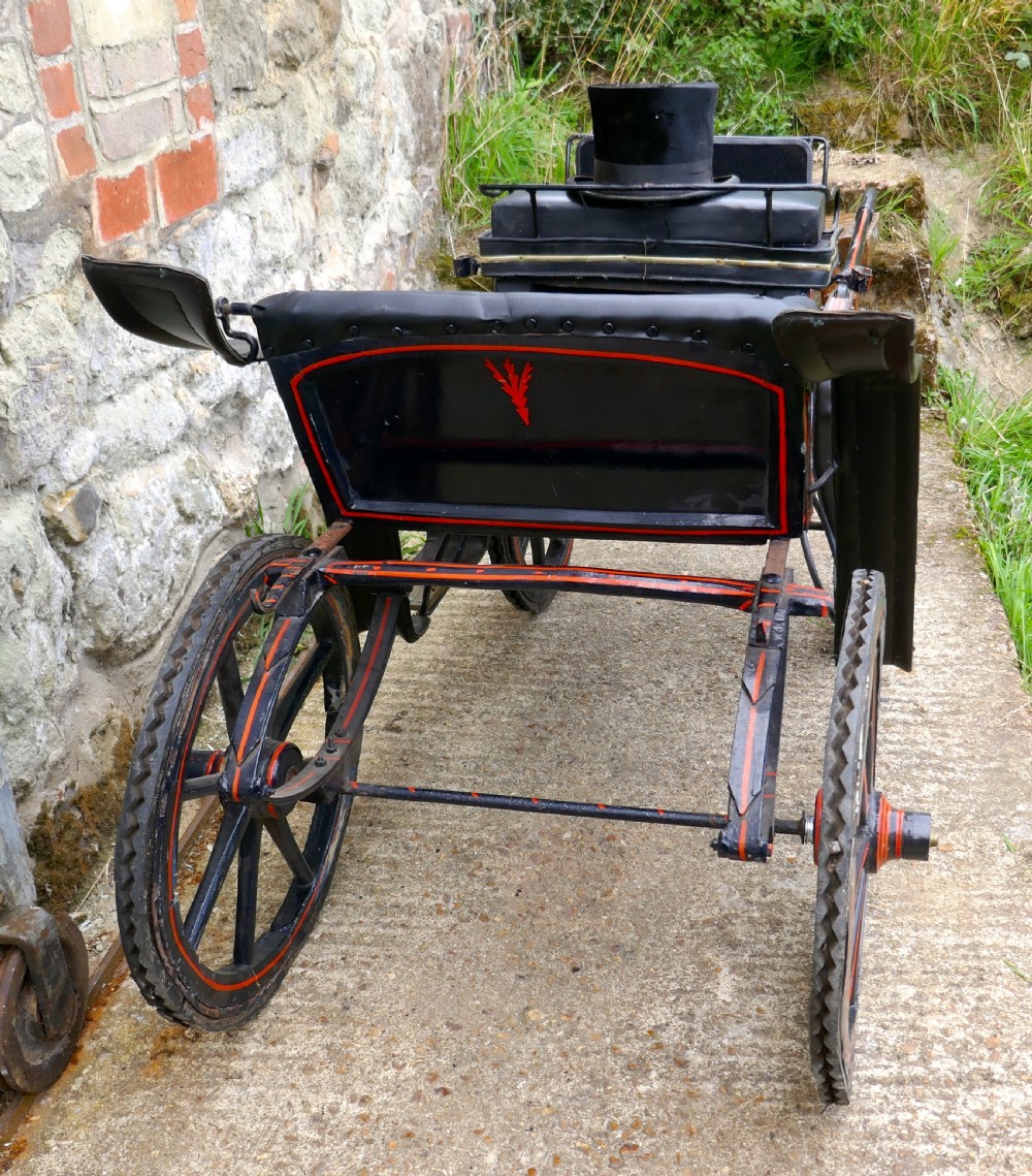 A Child Size Edwardian Dog Cart, Tiny Pony Trap, Rally Cart View III