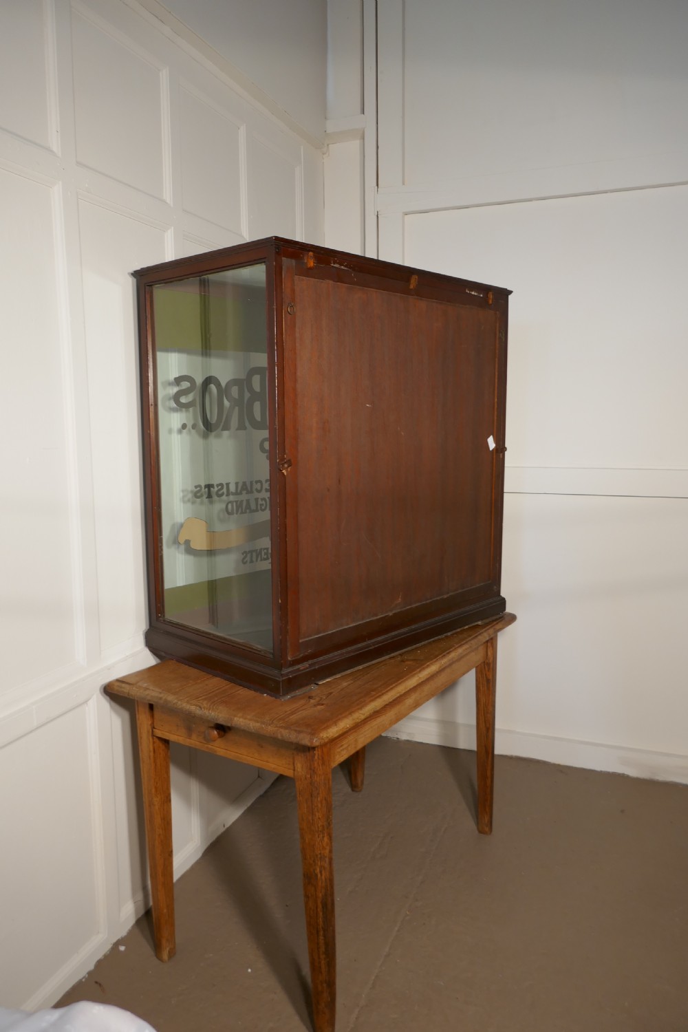 Very Large Hardy Bros Ltd, Fishing Tackle Display Case  View II