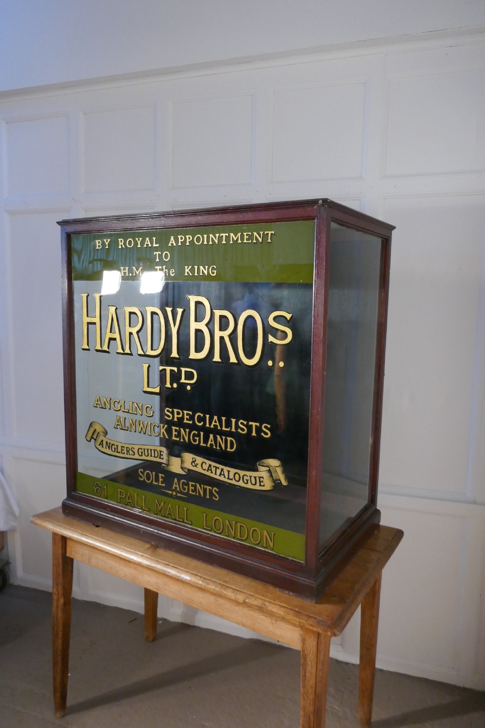Very Large Hardy Bros Ltd, Fishing Tackle Display Case  View IV