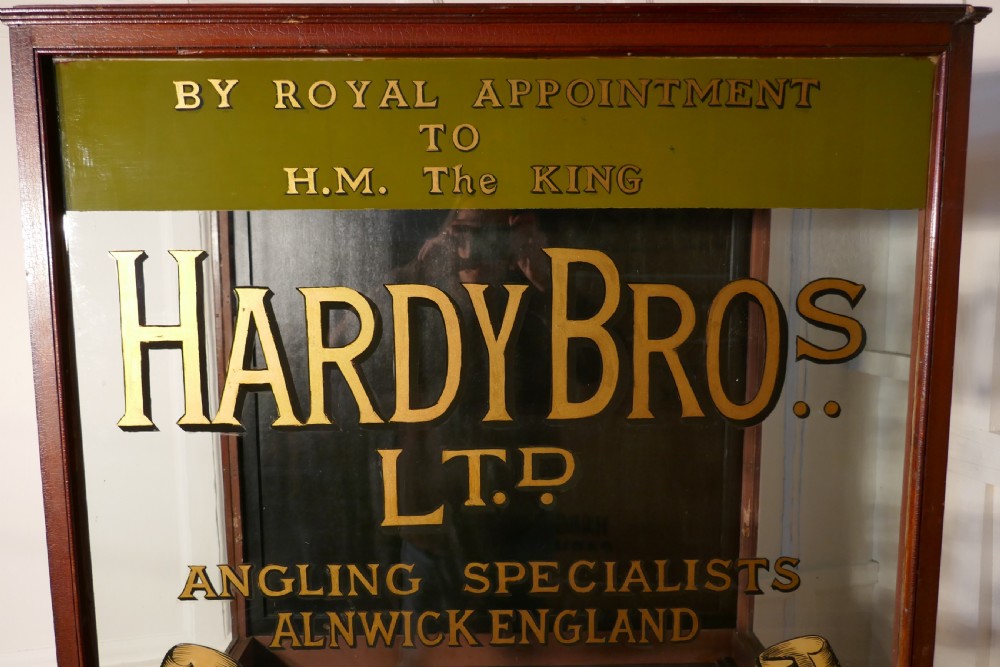 Very Large Hardy Bros Ltd, Fishing Tackle Display Case  View V