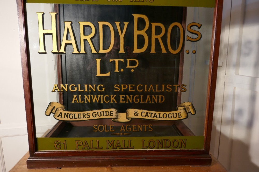 Very Large Hardy Bros Ltd, Fishing Tackle Display Case  View VI