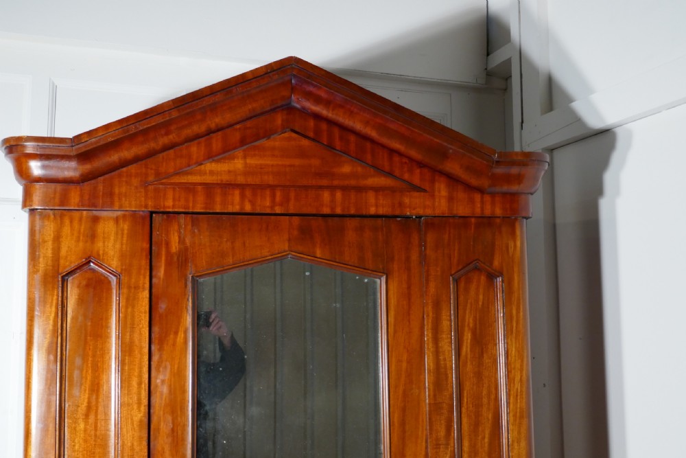 Victorian Mahogany Single Wardrobe  View VI