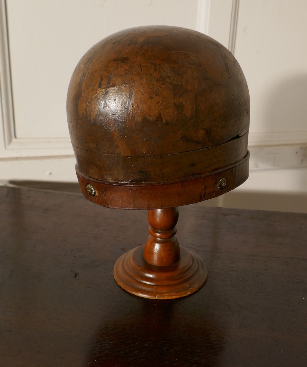 French Vintage 19th Century Hat Block Stand, shop display View V