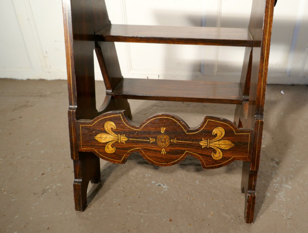 French Painted Kitchen Step Ladder View III