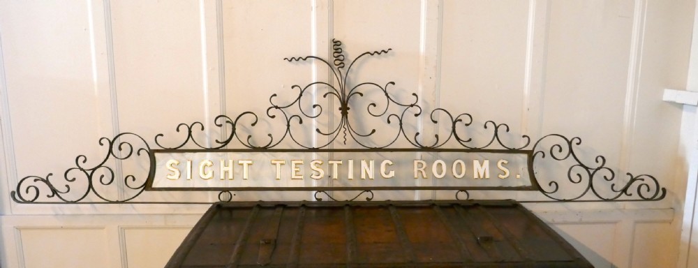 Large  Opticians Sight Testing Room Shop Sign