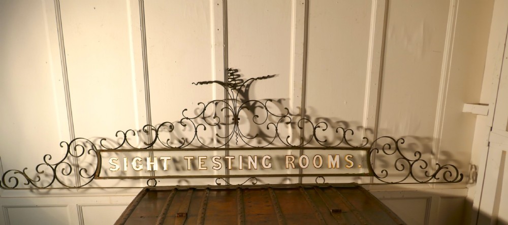 Large  Opticians Sight Testing Room Shop Sign View III
