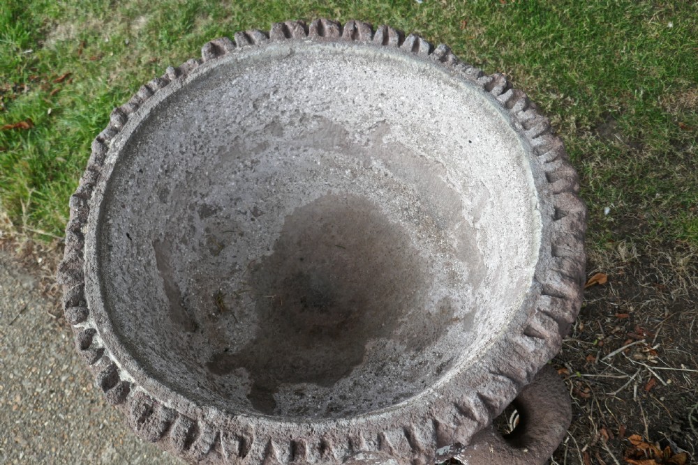 15th Century Weather Worn Istrian Carved Stone Font, from Northern Italy View VI