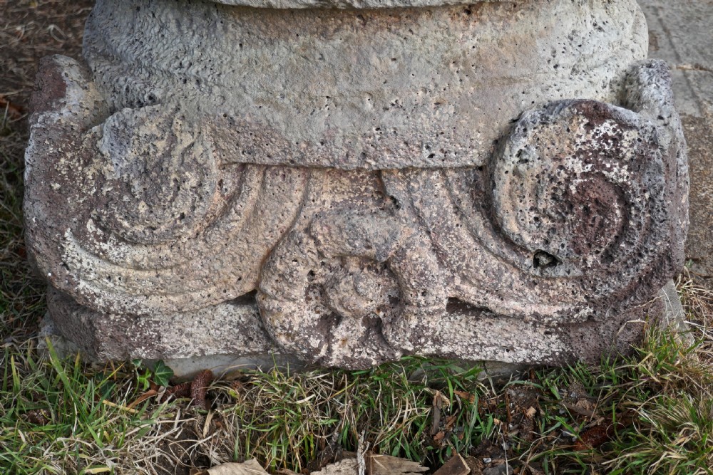 15th Century Weather Worn Istrian Carved Stone Font, from Northern Italy View VIII