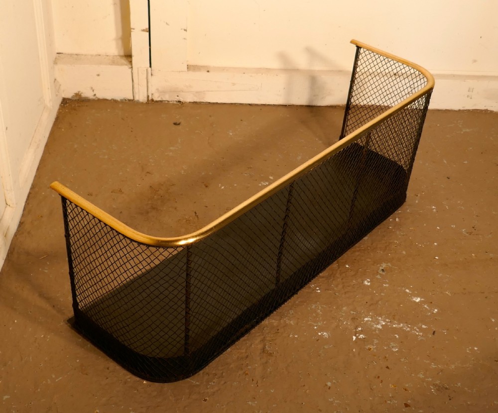 19th Century Brass and Iron Club Fender  View VI