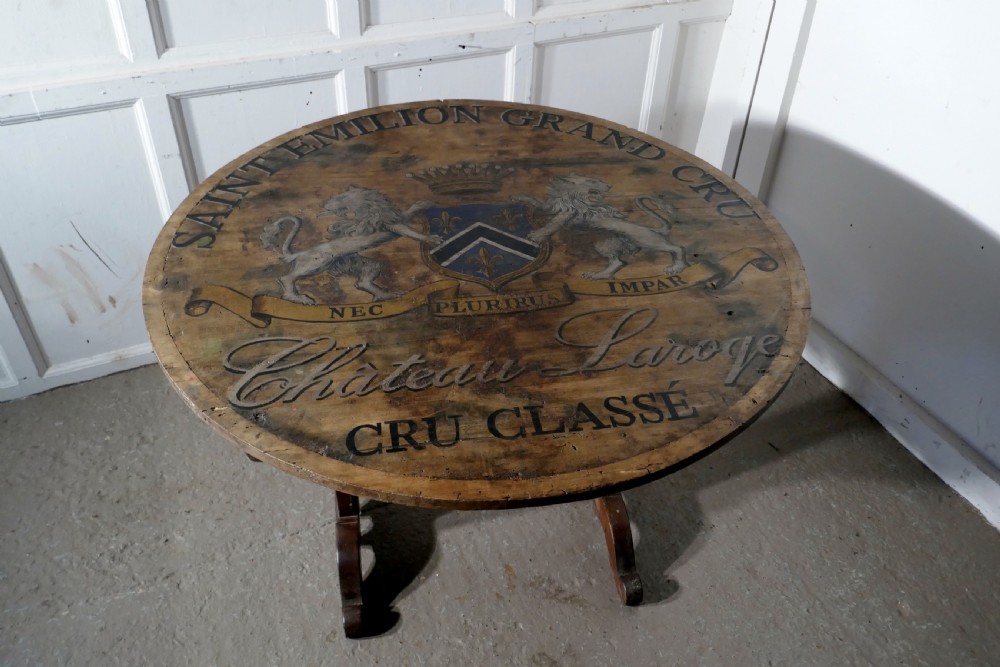 19th Century French Vineyard Wine Table From Chateau Laroge, Saint Emilion View VII
