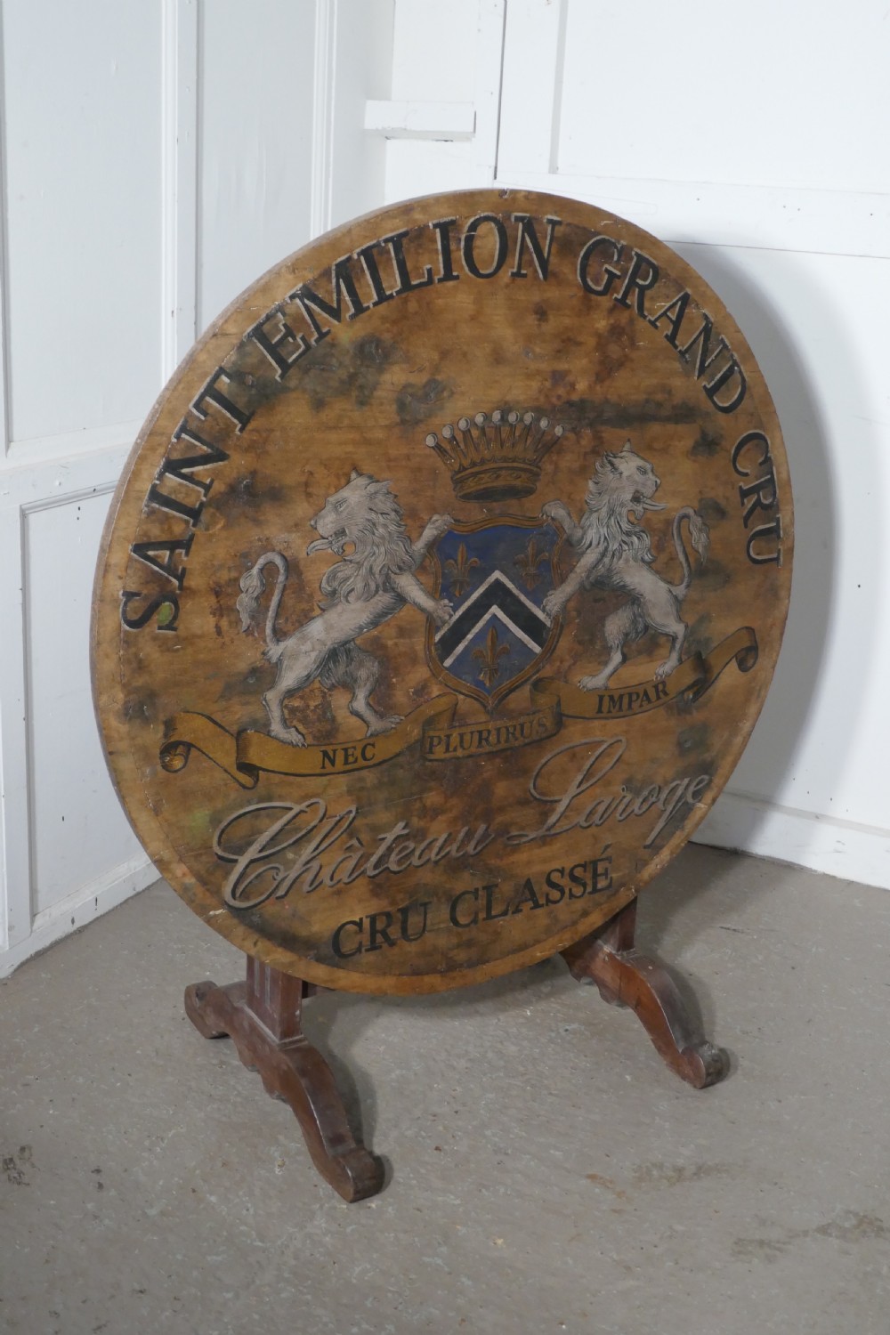 19th Century French Vineyard Wine Table From Chateau Laroge, Saint Emilion View IX