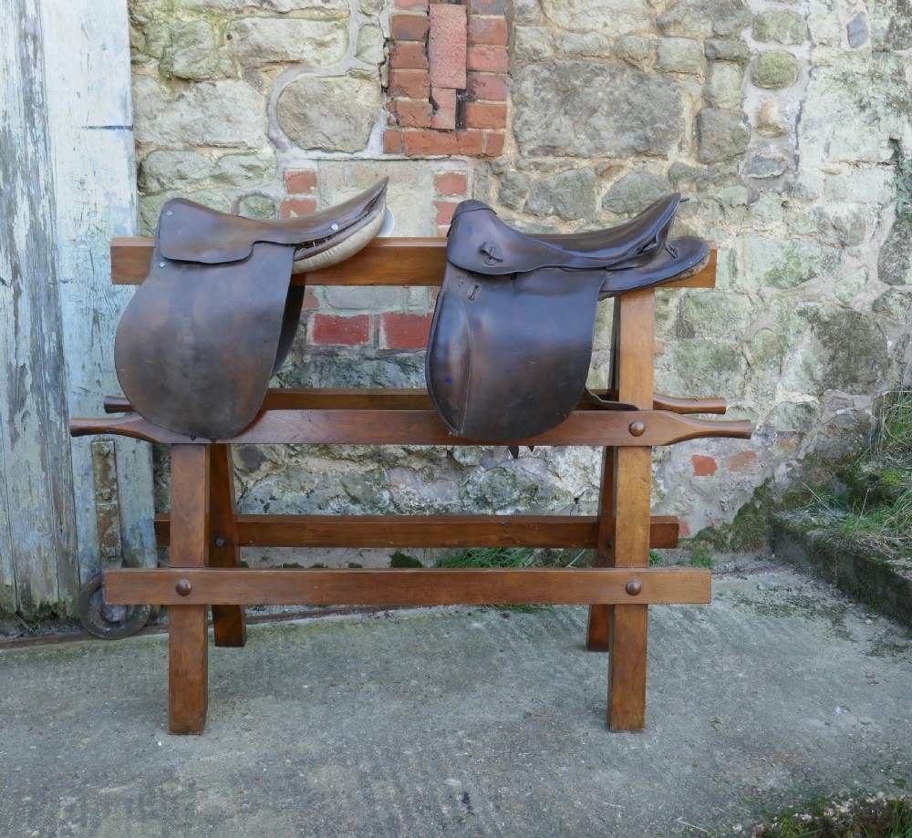 Heavy 19th Century Saddle Rack View IV
