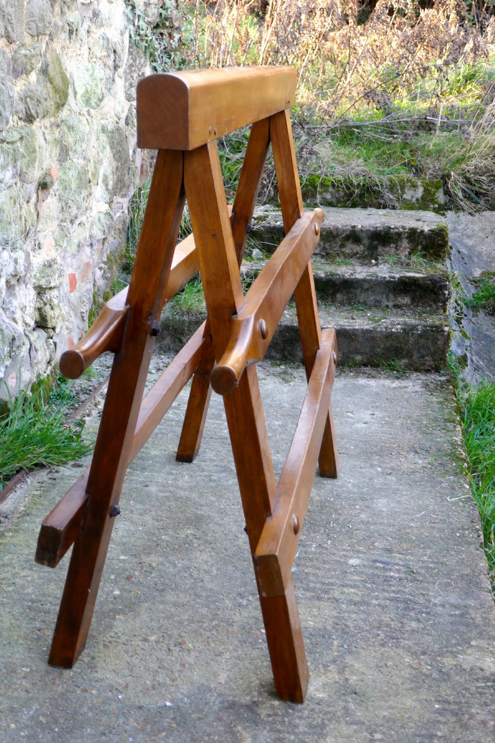 Heavy 19th Century Saddle Rack View VI
