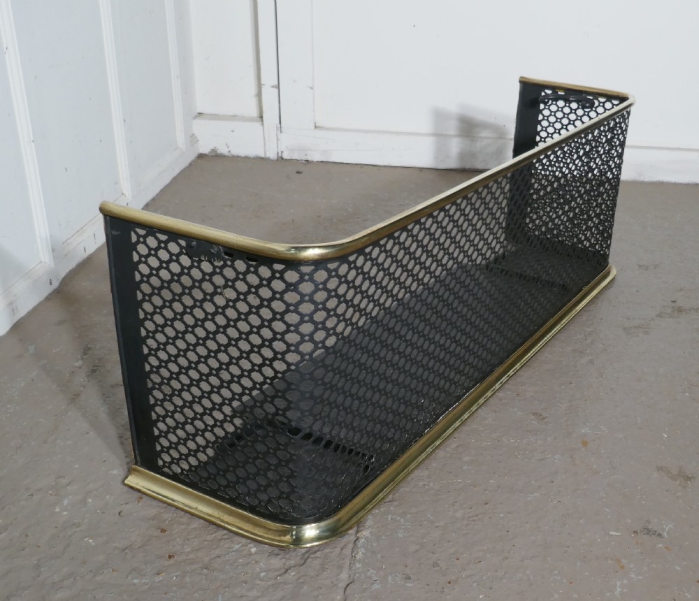 Brass and Iron Fireside Fender 