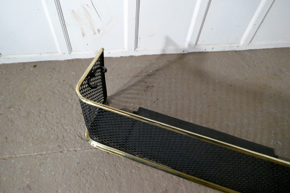 Brass and Iron Fireside Fender  View IV