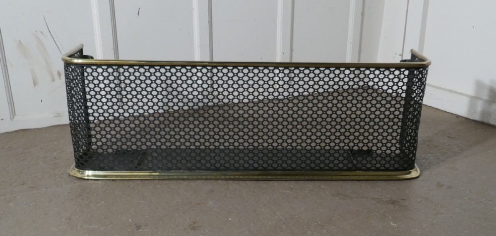 Brass and Iron Fireside Fender  View VI