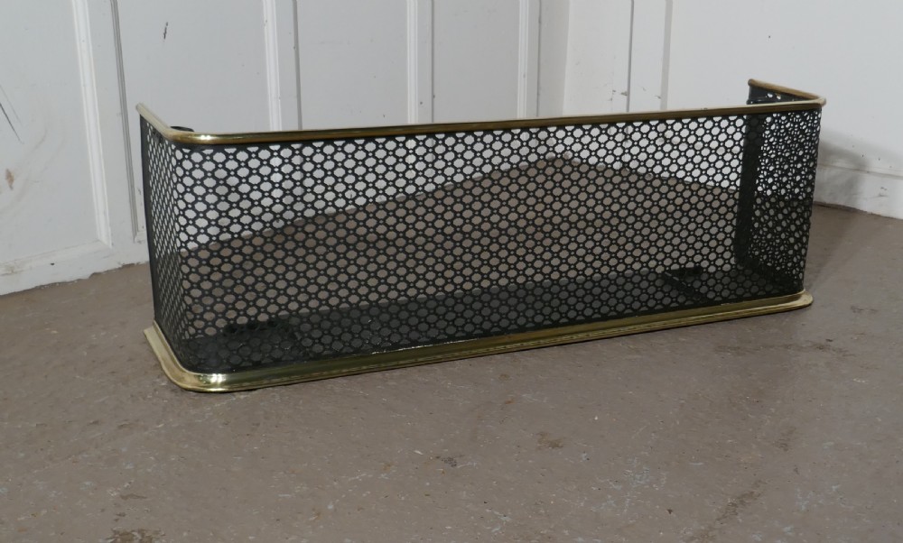 Brass and Iron Fireside Fender  View VII