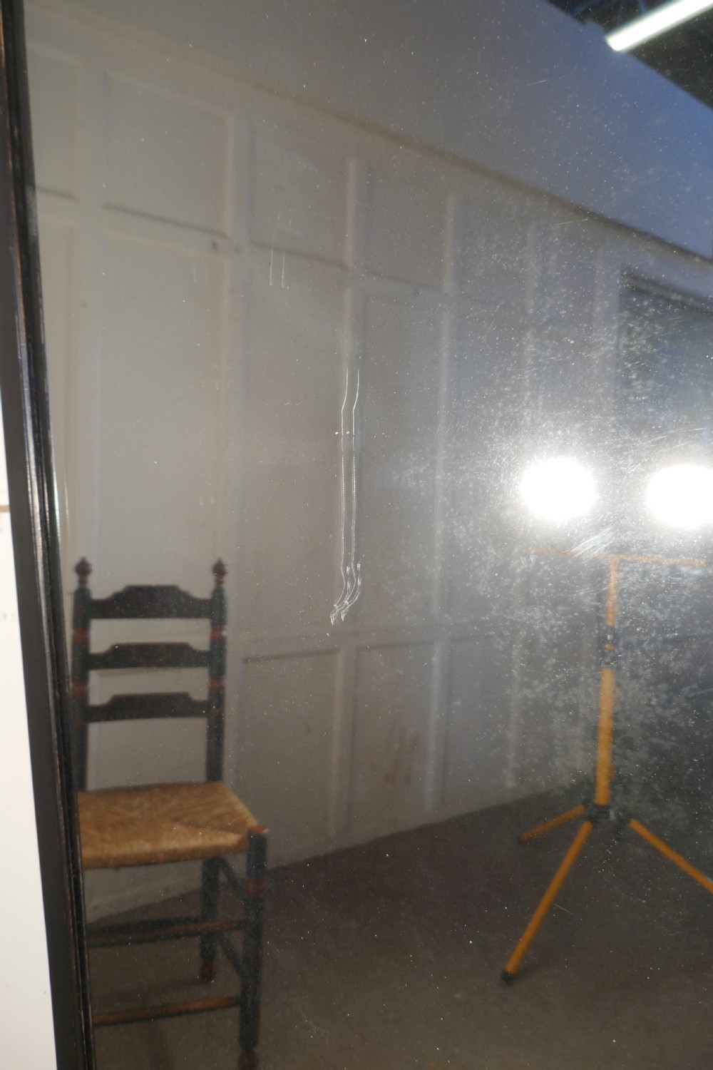 A Tall Console Mirror, with Ebonised Frame View VIII