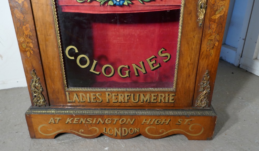 Superb Figured Walnut Perfume Cabinet from Barkers of Kensington View III