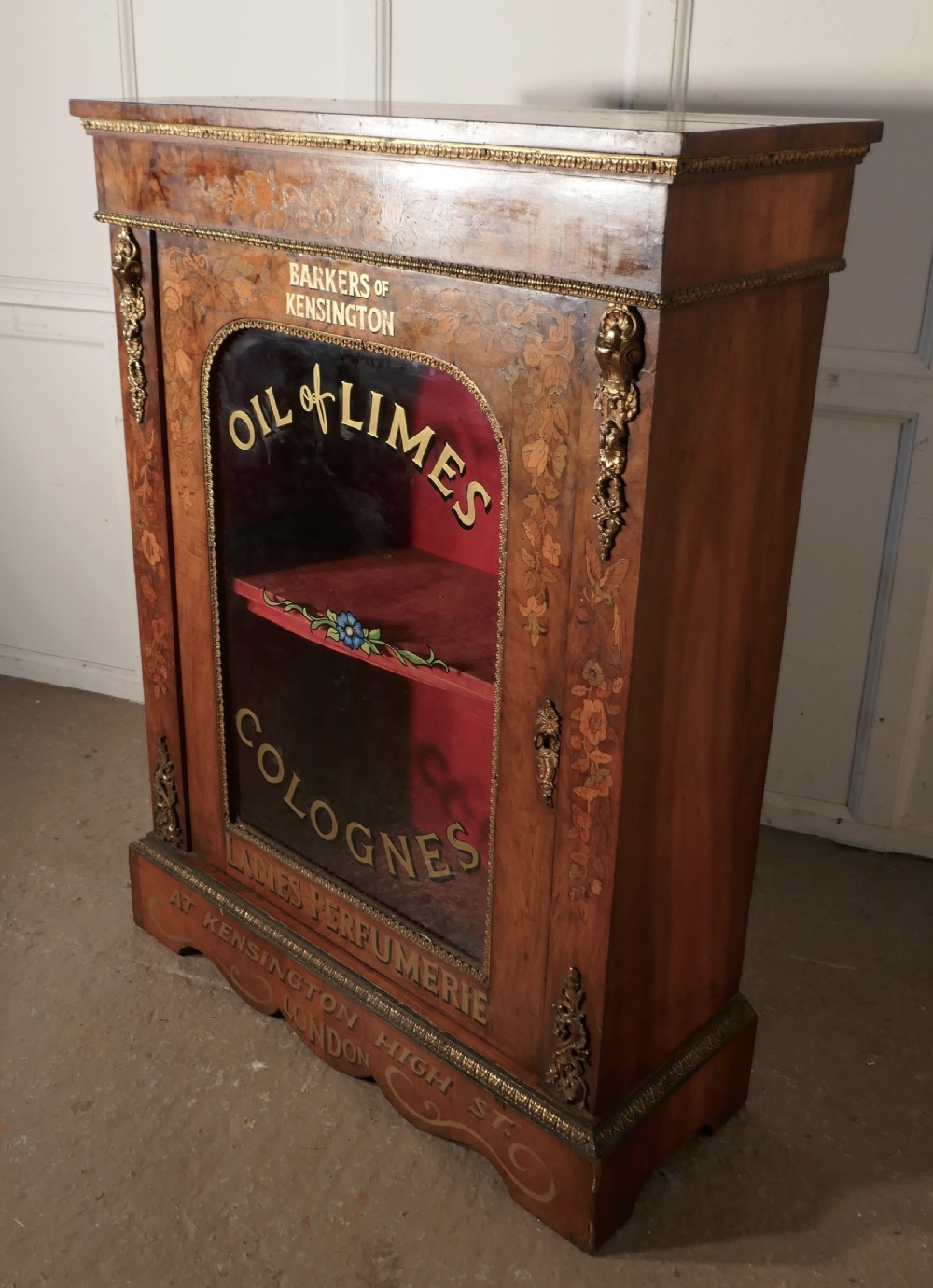 Superb Figured Walnut Perfume Cabinet from Barkers of Kensington View VIII