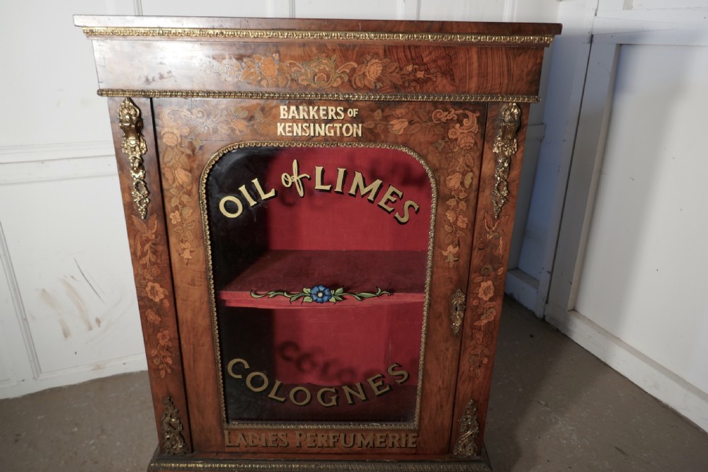 Superb Figured Walnut Perfume Cabinet from Barkers of Kensington View IX