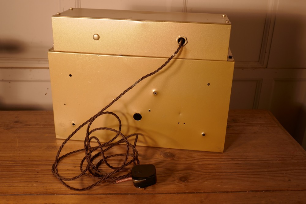 Gold Odeon Cinema EXIT Sign Electric Light  View V