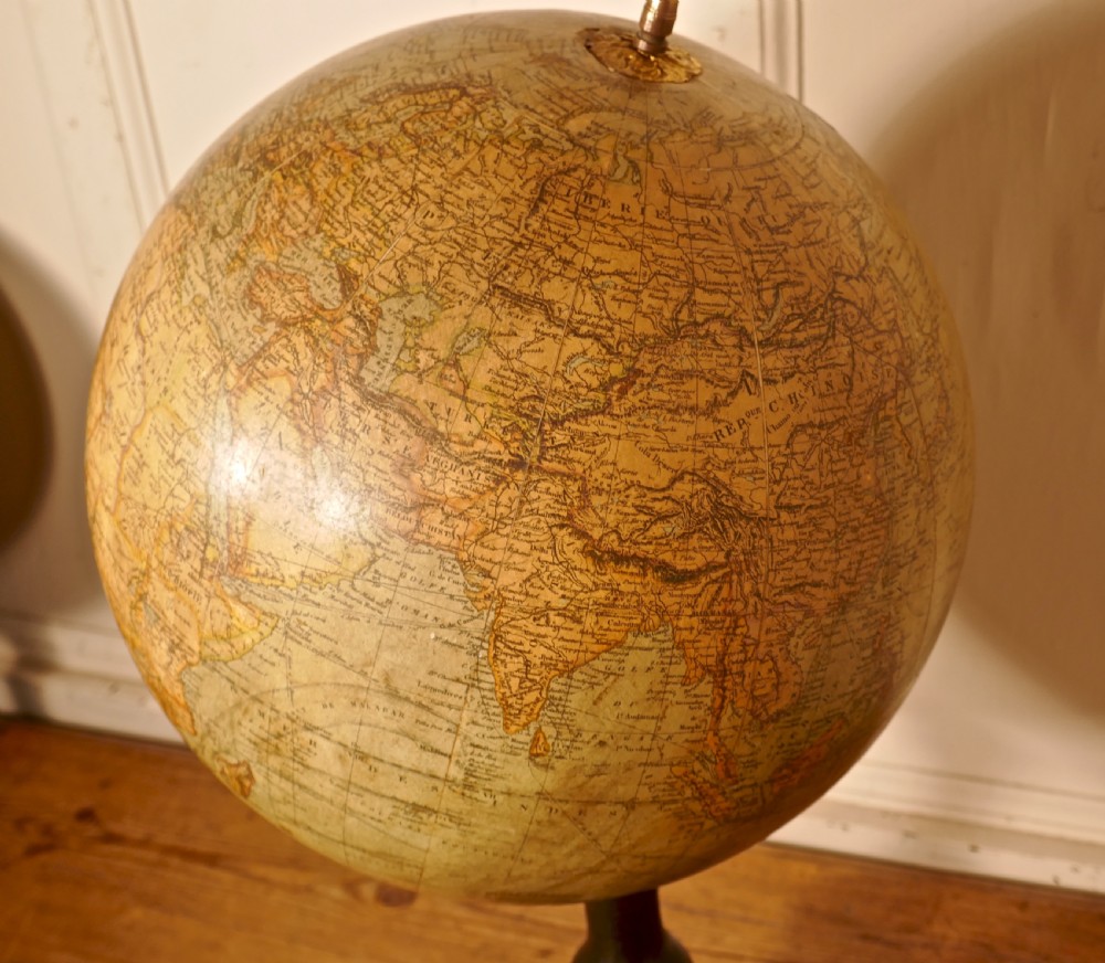A Set of French 19th Century Globes by G Thomas, Terrestre and Metrique View VII