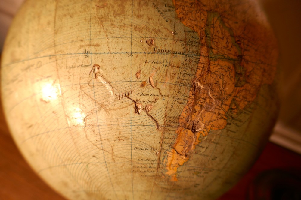 A Set of French 19th Century Globes by G Thomas, Terrestre and Metrique View XIII