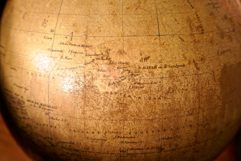 A Set of French 19th Century Globes by G Thomas, Terrestre and Metrique View XX