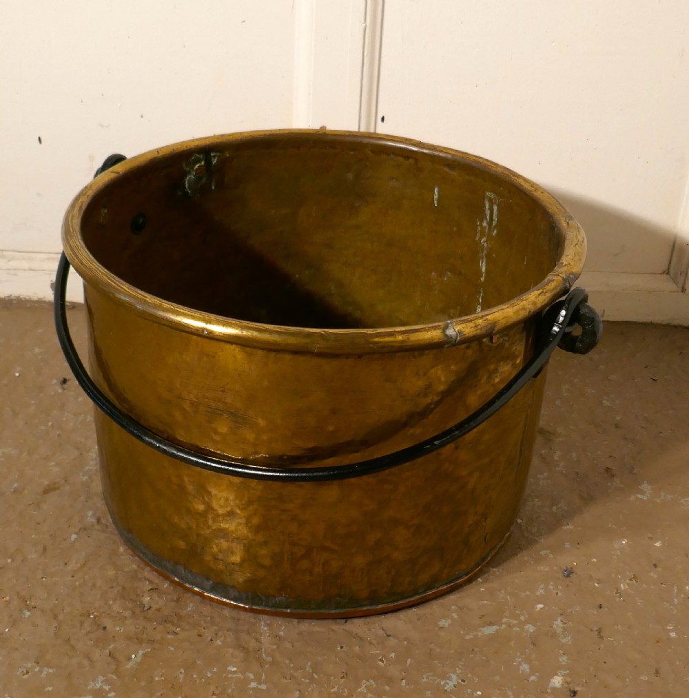 Early 19th Century Brass Cooking Pot