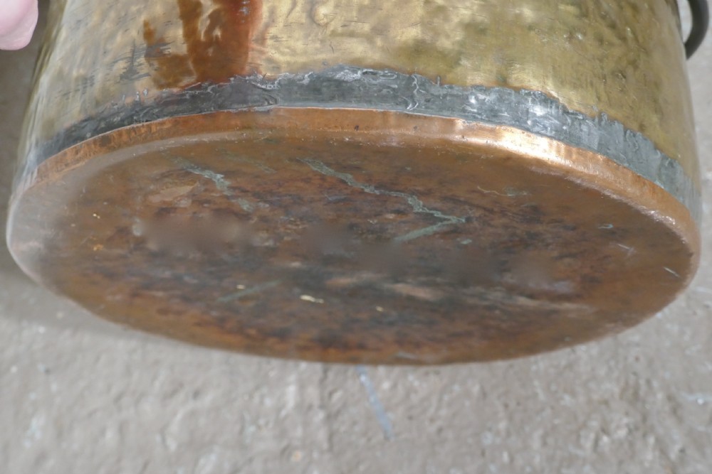 Early 19th Century Brass Cooking Pot View III