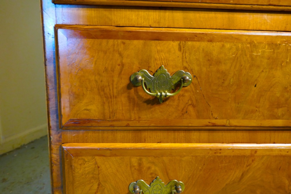  Georgian Inlaid Walnut Chest of Drawers  View III