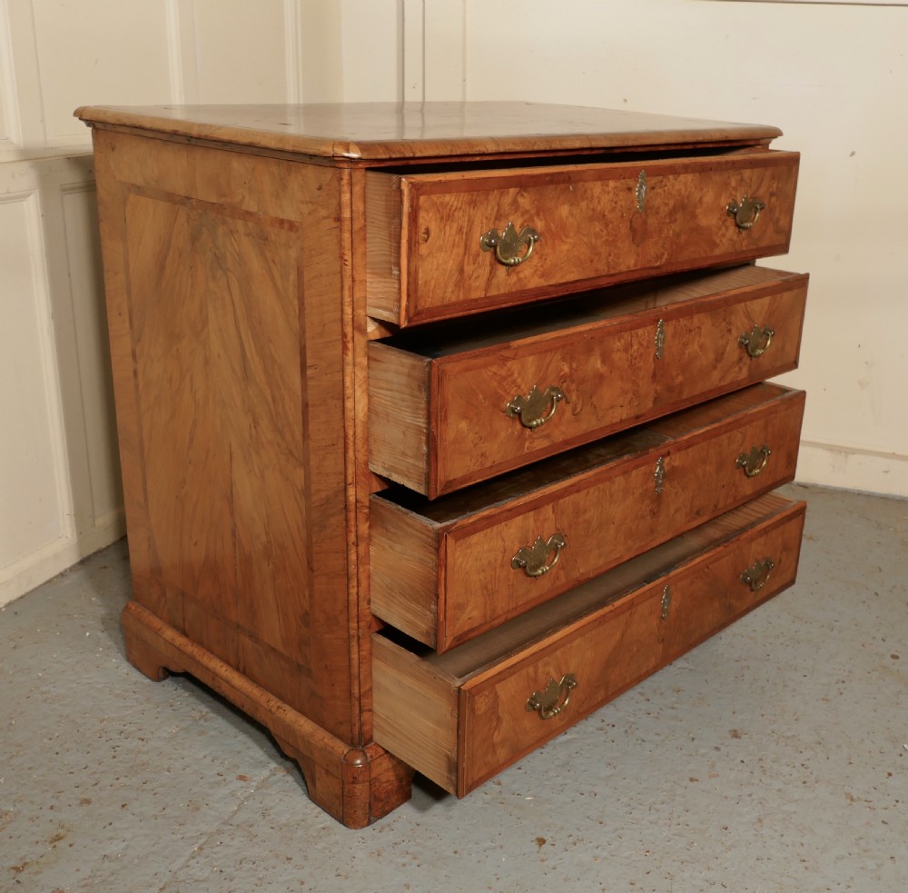  Georgian Inlaid Walnut Chest of Drawers  View VII