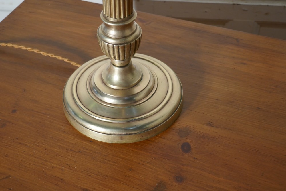 Tall French Brass Table Lamp View VI