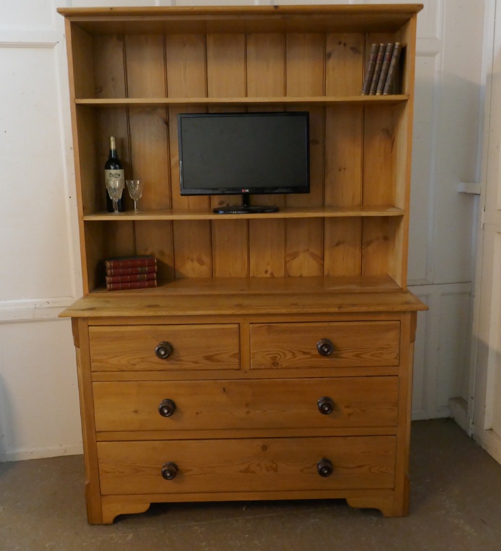 Victorian Batchelor’s or Garret Bookcase Chest of Drawers  View III