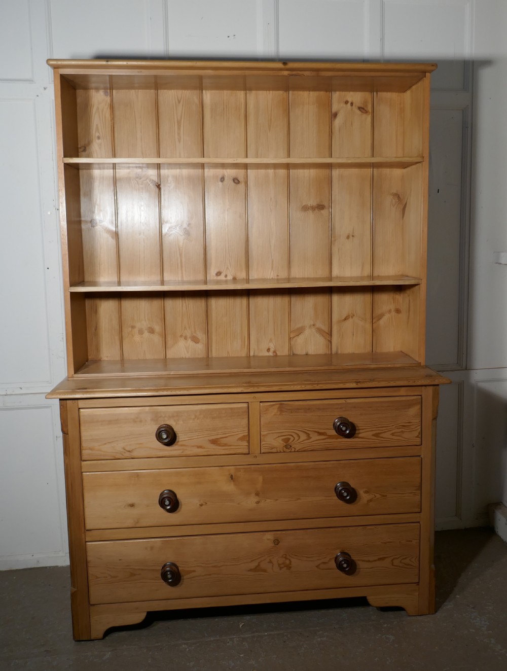 Victorian Batchelor’s or Garret Bookcase Chest of Drawers  View IX