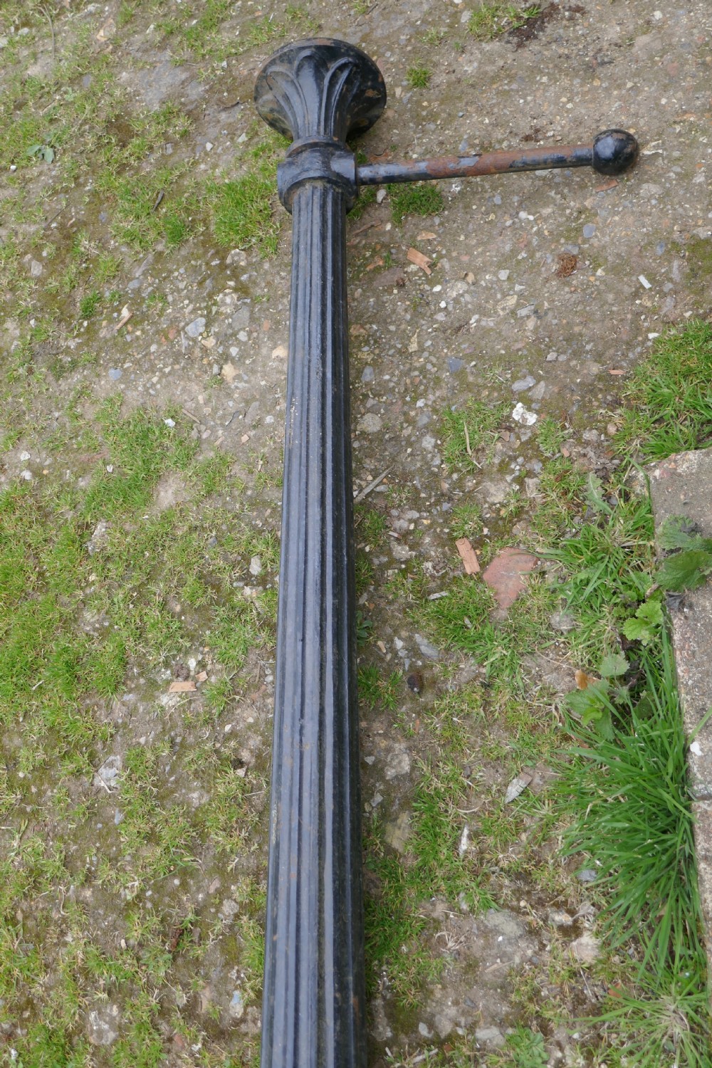 Victorian Cast Iron and Copper Street Lamp Post  View VIII