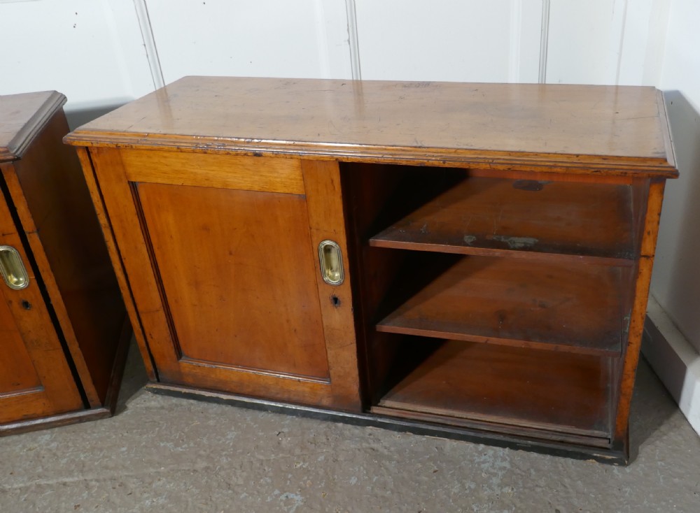 A Pair of Fine Mahogany Filing Cabinet, from the London and North Eastern Railway View V