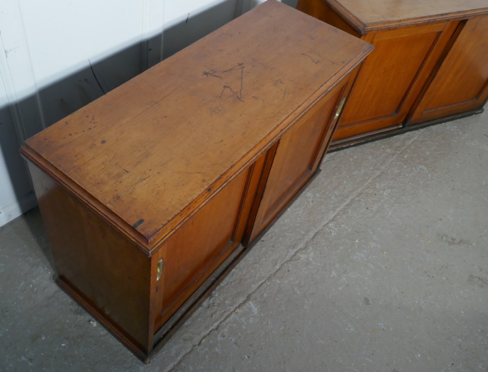 A Pair of Fine Mahogany Filing Cabinet, from the London and North Eastern Railway View VIII