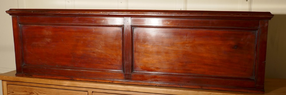 19th Century Long Mahogany Estate Cupboard Filing Drawers   View VII