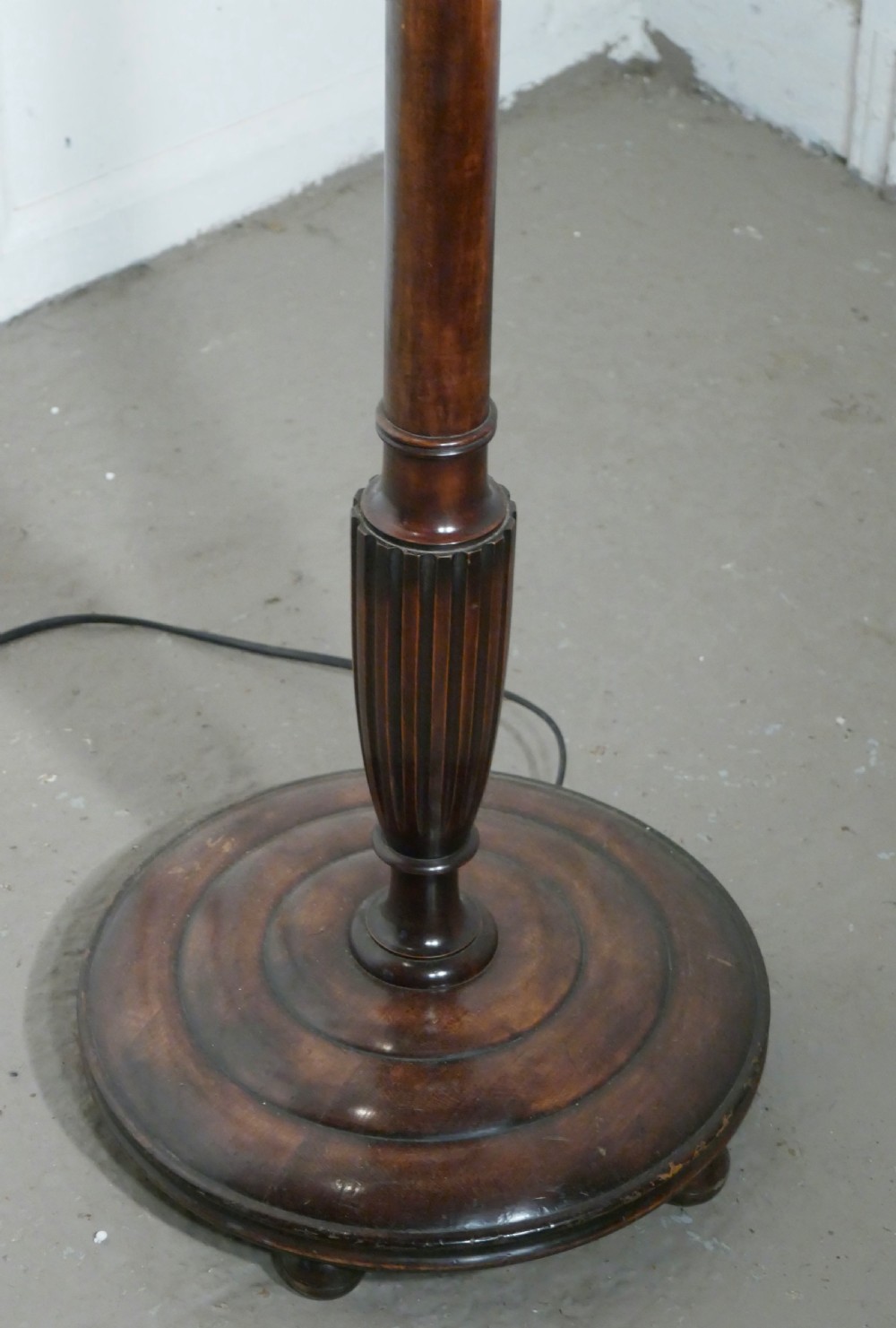 Edwardian Floor Standing, Swivel, Angle Reading Lamp View III